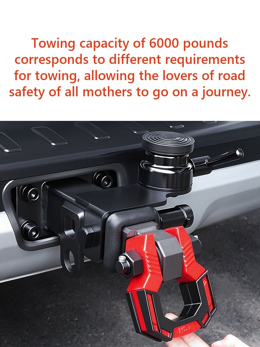 Traction coupling device (tow hitch) U-shaped, Aluminium, for Tank 500 Hi4-Z – product image 5