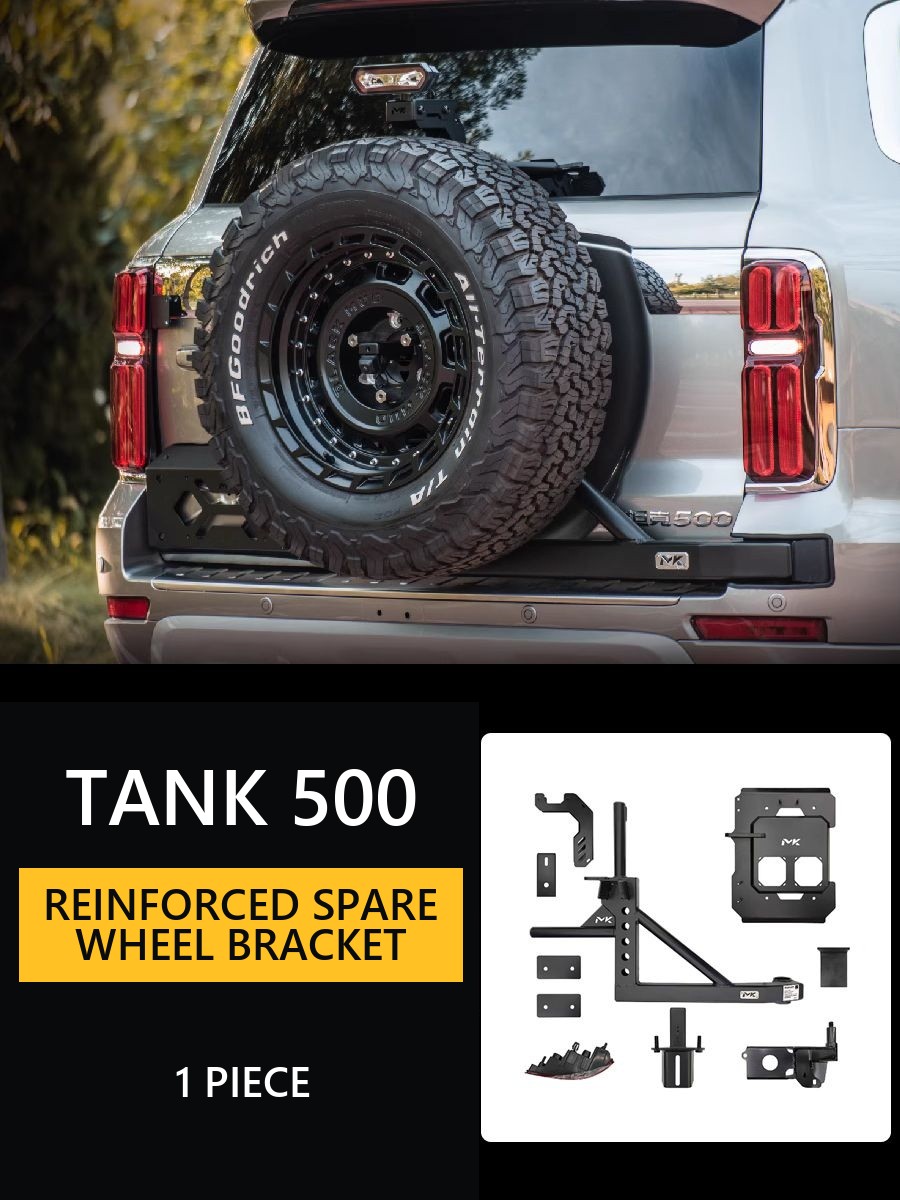 Reinforced spare wheel bracket for Tank 500 – meika