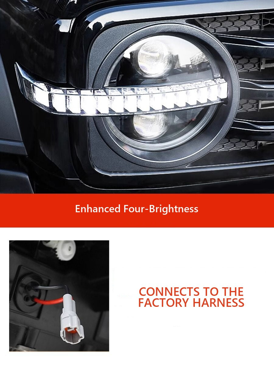 Set of LED headlamps for Tank 300 �C Laser lenses �C Style 2 – image 5