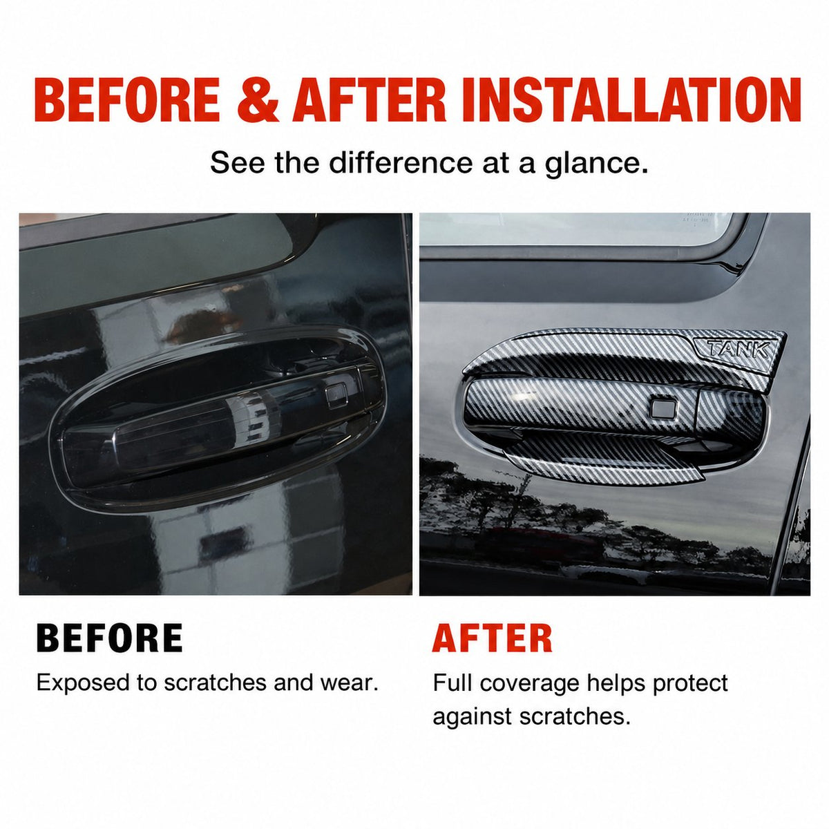 Protective linings on exterior door handles Tank 700 Hi4-T – image 3