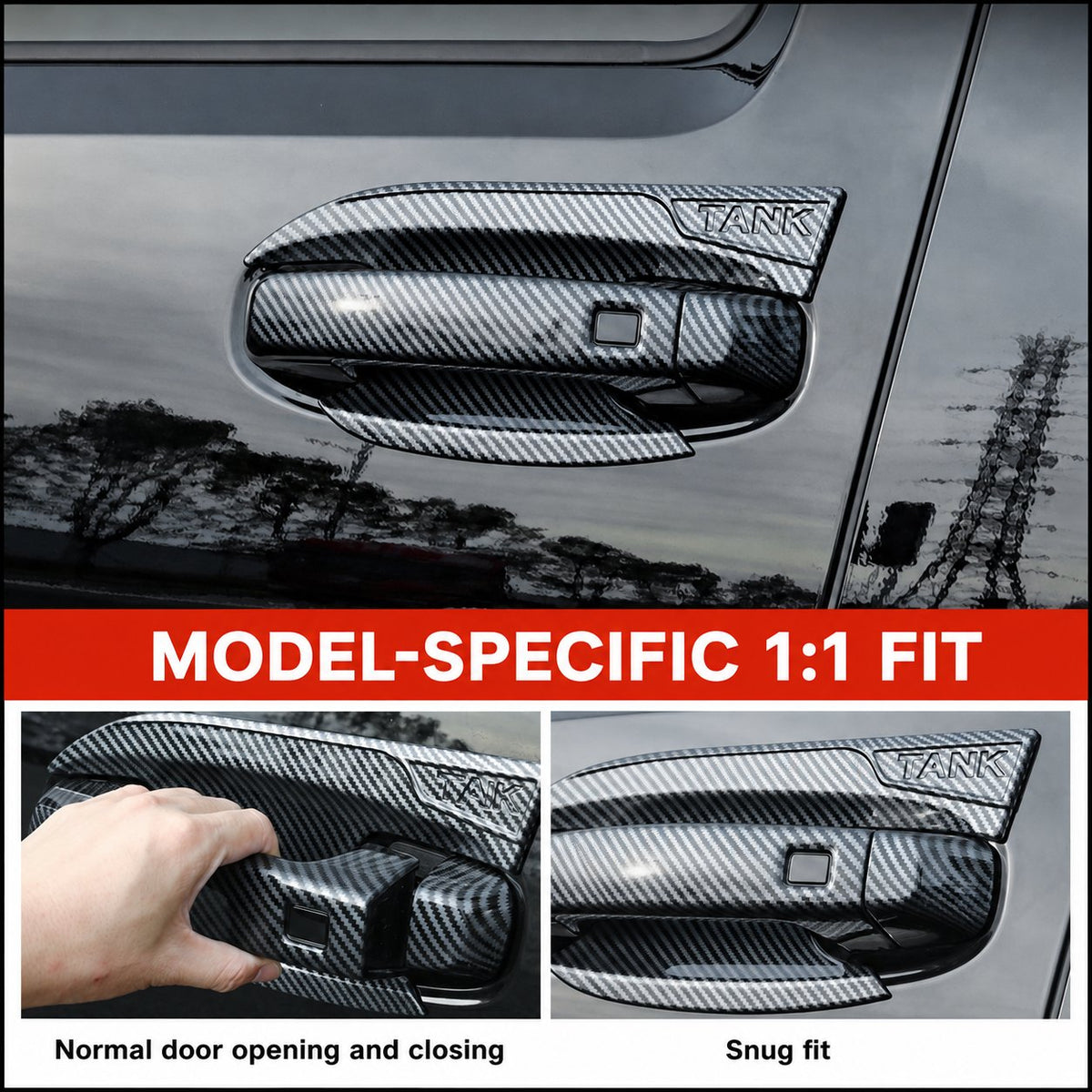 Protective linings on exterior door handles Tank 700 Hi4-T – image 4