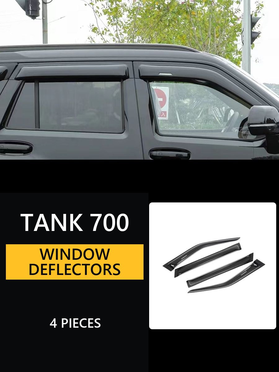 Window Deflectors for Tank 700 Hi4-T – image 7#Pack & Colour_4 – Black