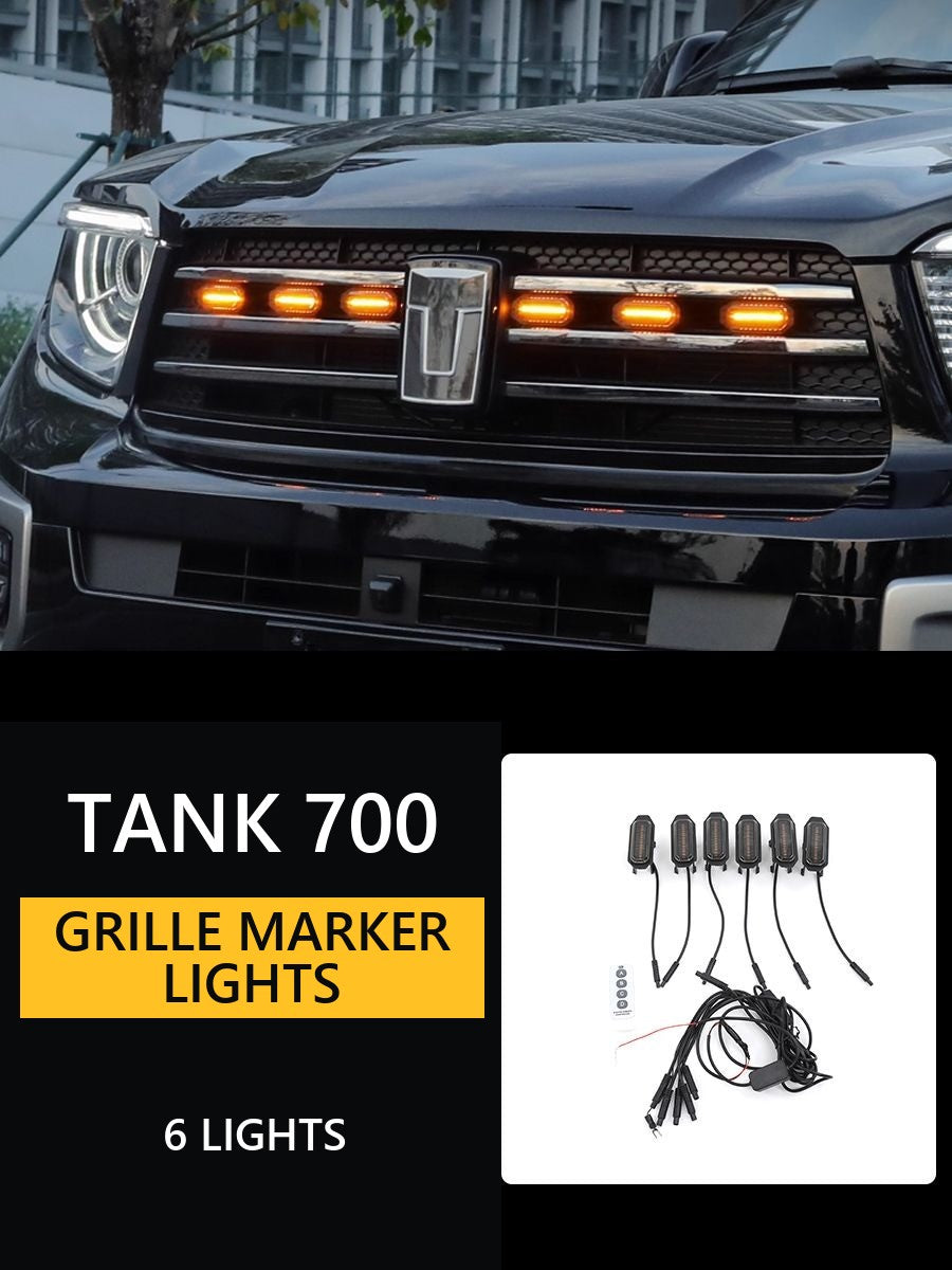 LED yellow headlights for Tank 700 grille – image 9#Colour_Yellow