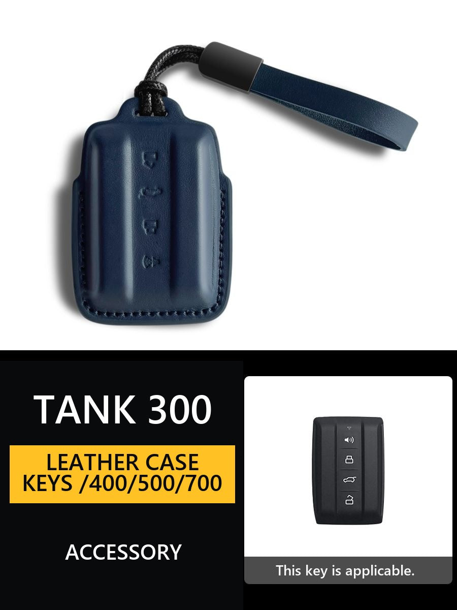 Leather case for keys Tank 300/400/500/700 – image 11#Colour_Dark-blue