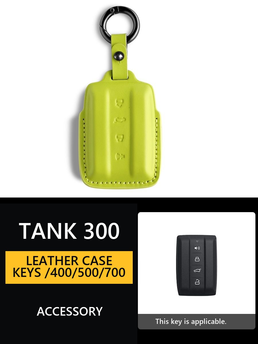 Leather case for keys Tank 300/400/500/700 – image 12#Colour_Light-green
