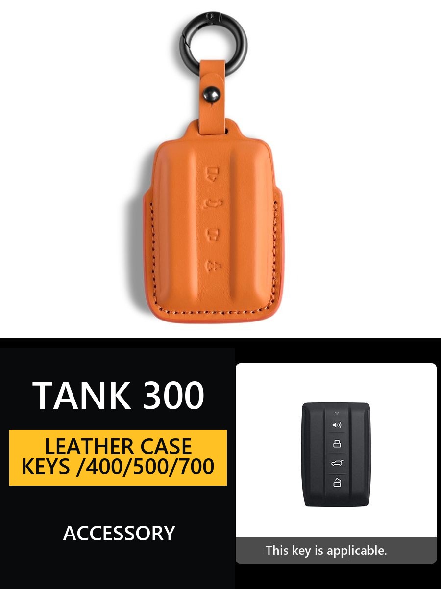 Leather case for keys Tank 300/400/500/700 – image 15#Colour_Coral
