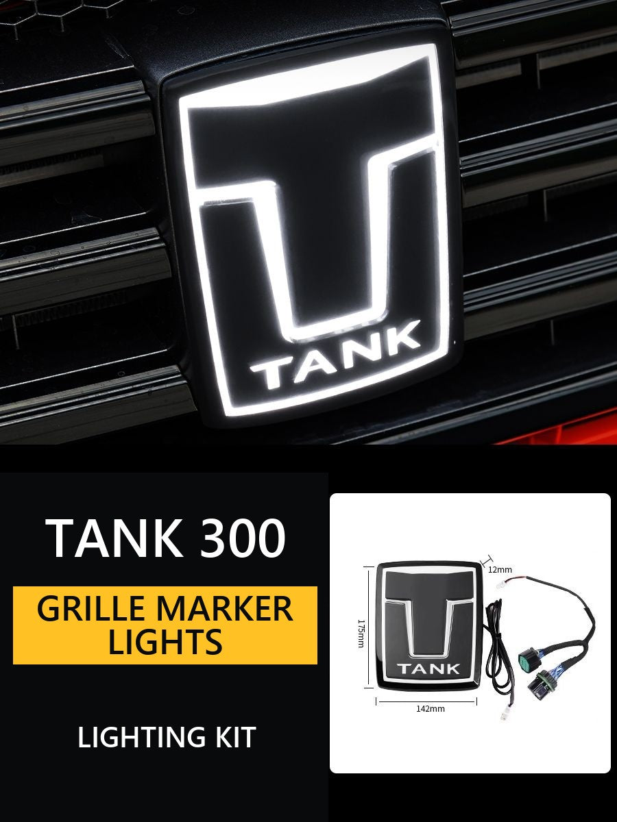 LED emblem for Tank 300/400/500/700 radiator grille#Colour_Matte
