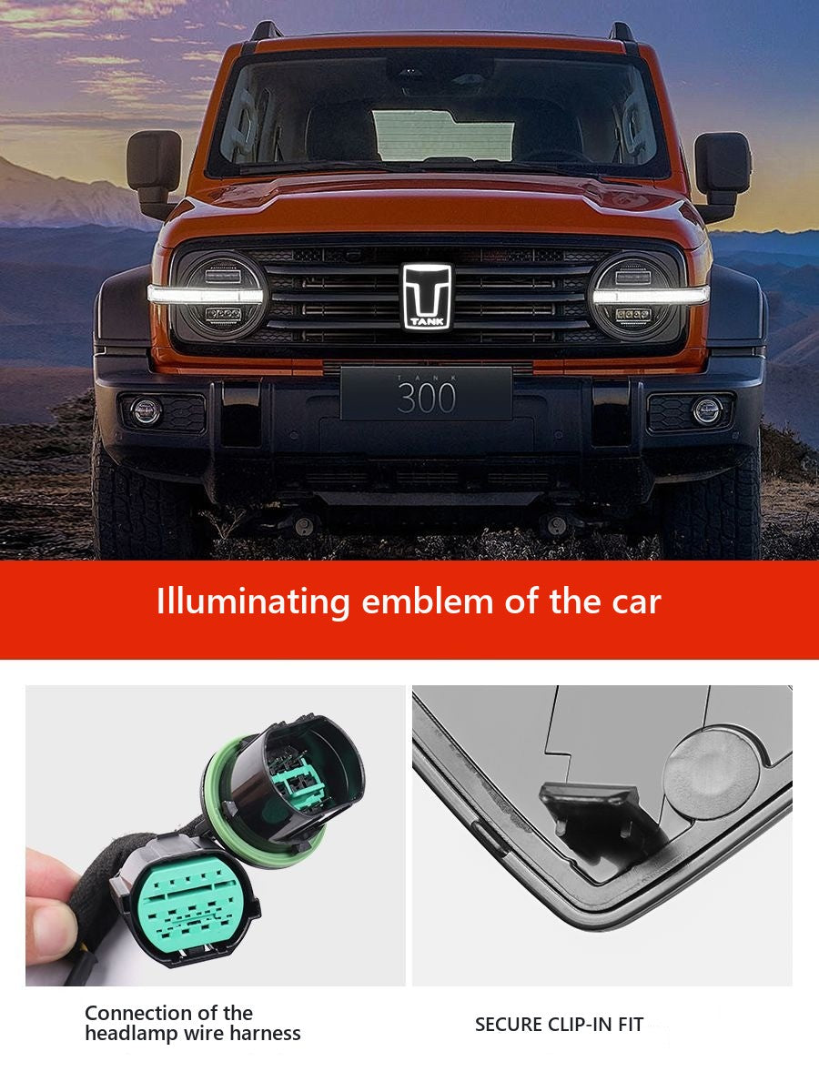 LED emblem for Tank 300/400/500/700 radiator grille – image 2