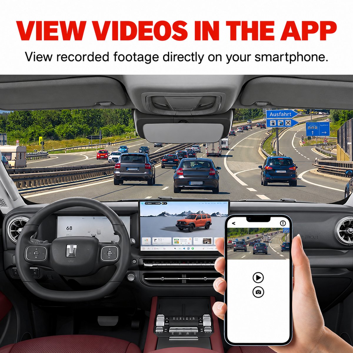 Dash camera for Tank 500 4K Ultra HD – image 2