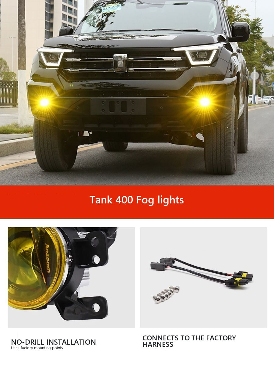 Golden Eye headlights for Tank 400 – image 2