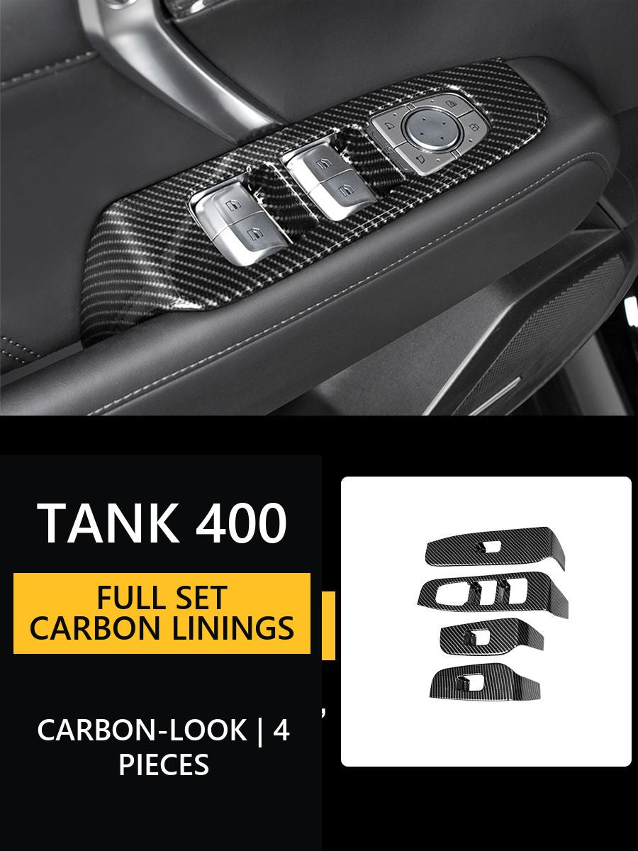 Full set of carbon linings for the cabin Tank 400 – image 13#Colour_Blue