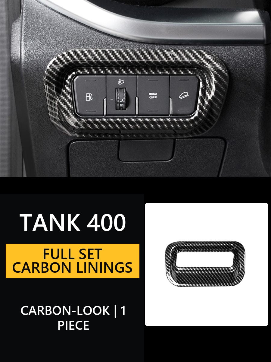 Full set of carbon linings for the cabin Tank 400 – image 14#Colour_Olive