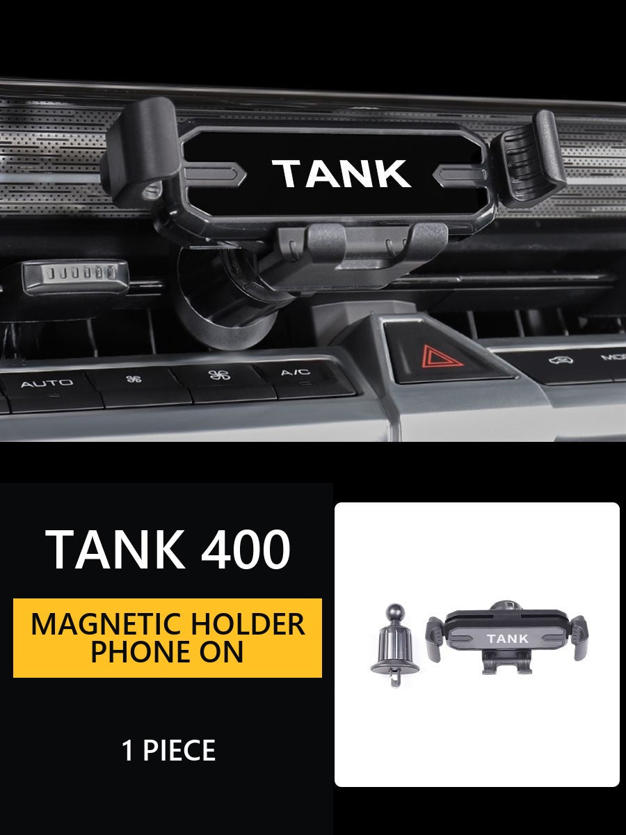 Magnetic holder for phone on air conditioner deflector Tank 400 – image 7#Colour_Matte
