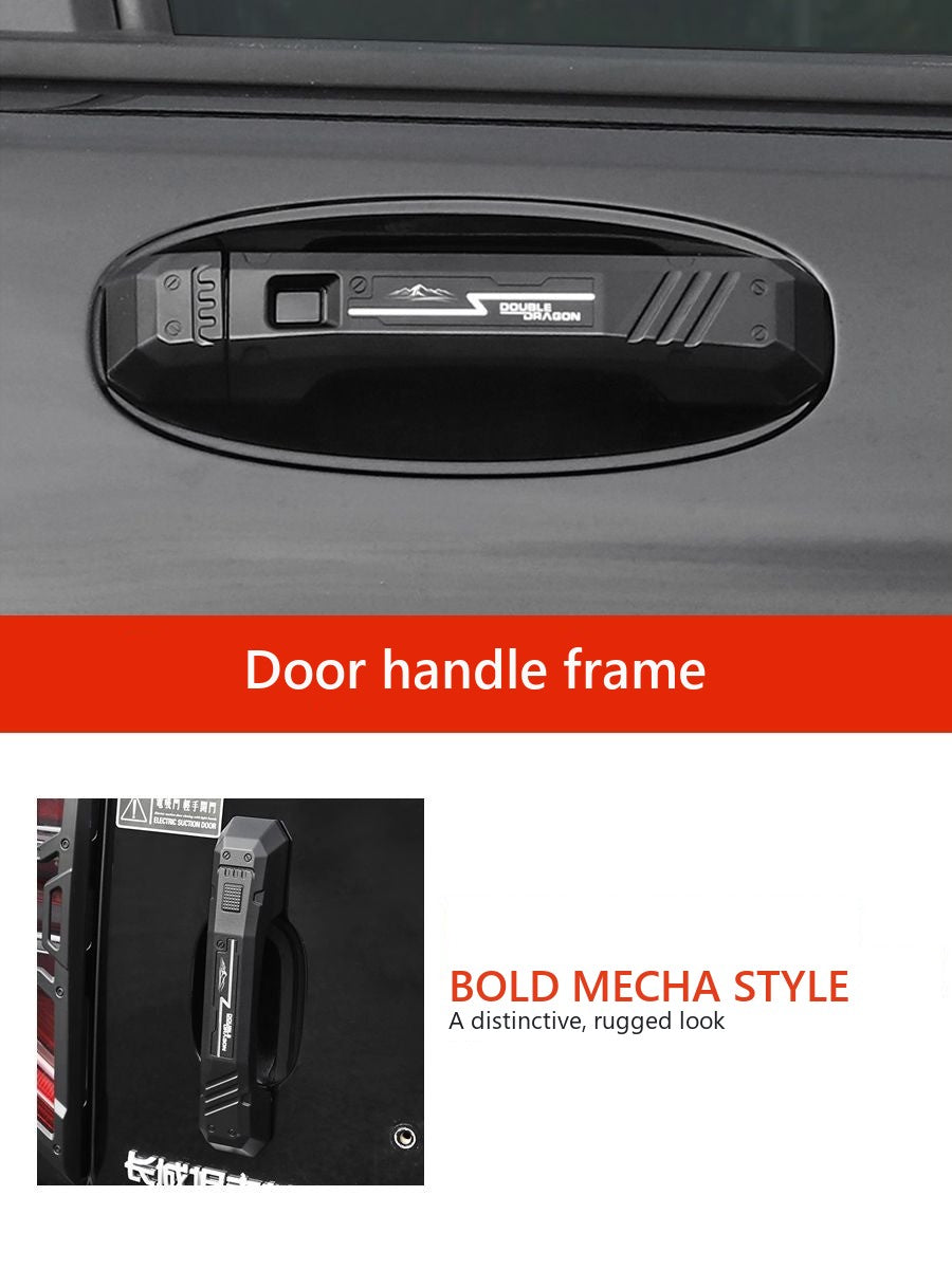 Mechanic-Style Aluminium Door Handle Cover Set for Tank 400 – image 8