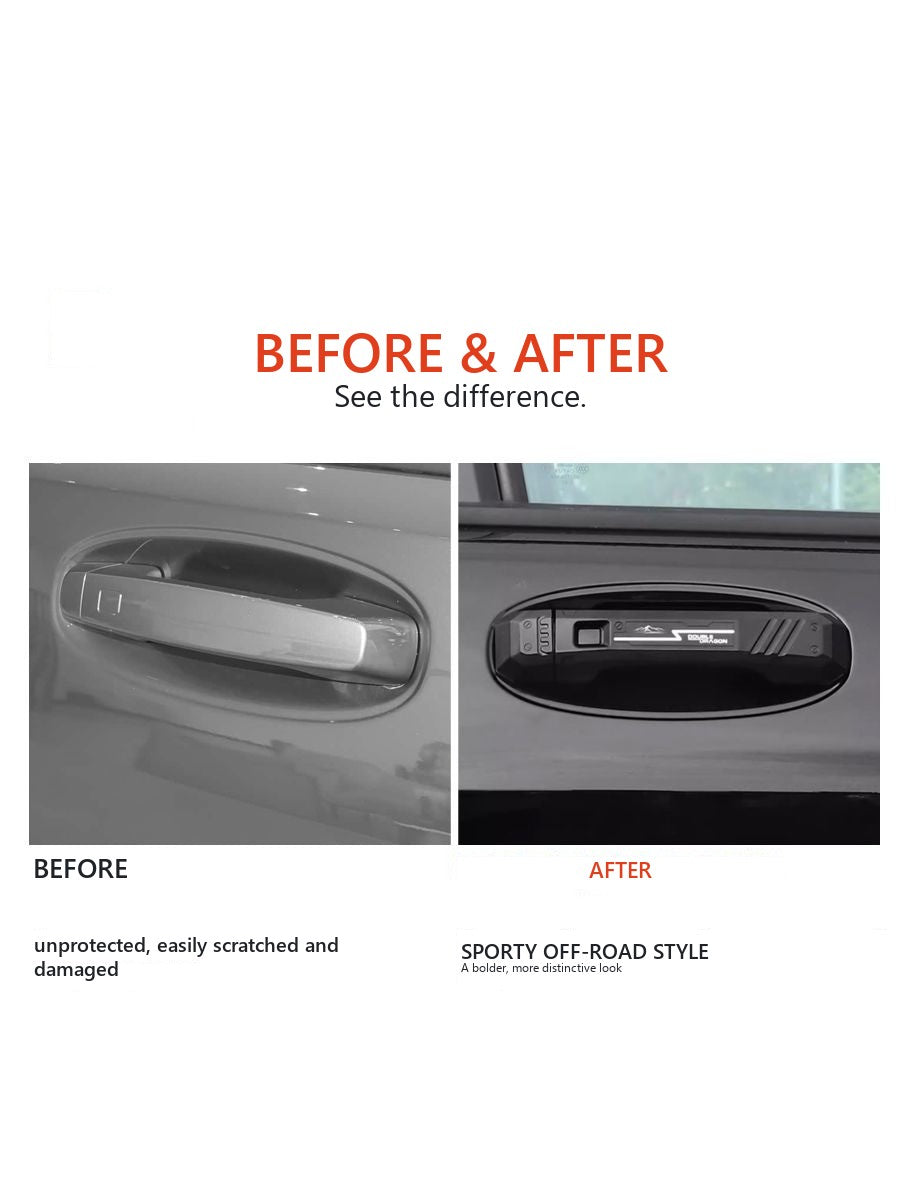 Mechanic-Style Aluminium Door Handle Cover Set for Tank 400 – image 9