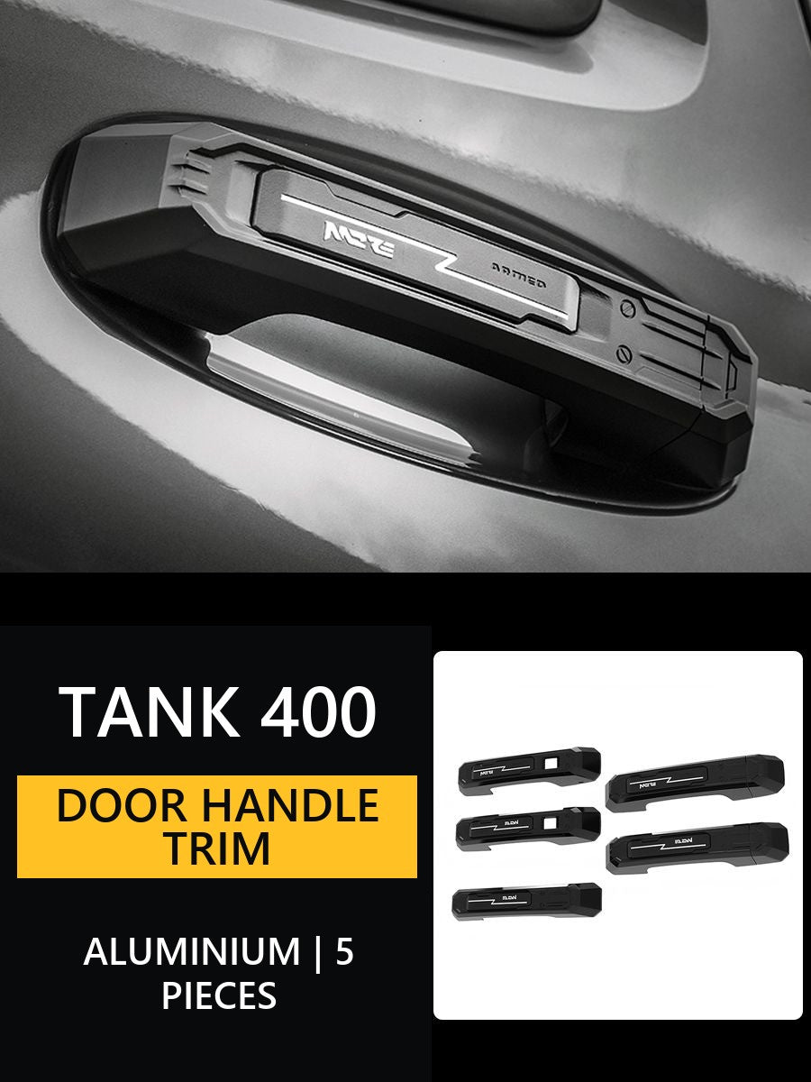Mechanic-Style Aluminium Door Handle Cover Set for Tank 400 – image 21#Colour_Matte