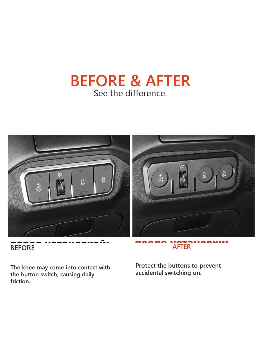 Protective panel of headlights and fuel tank buttons for Tank 300 – image 3