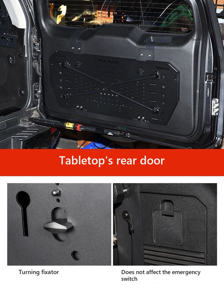 Folding table and organiser for the trunk Tank 400 – image 2