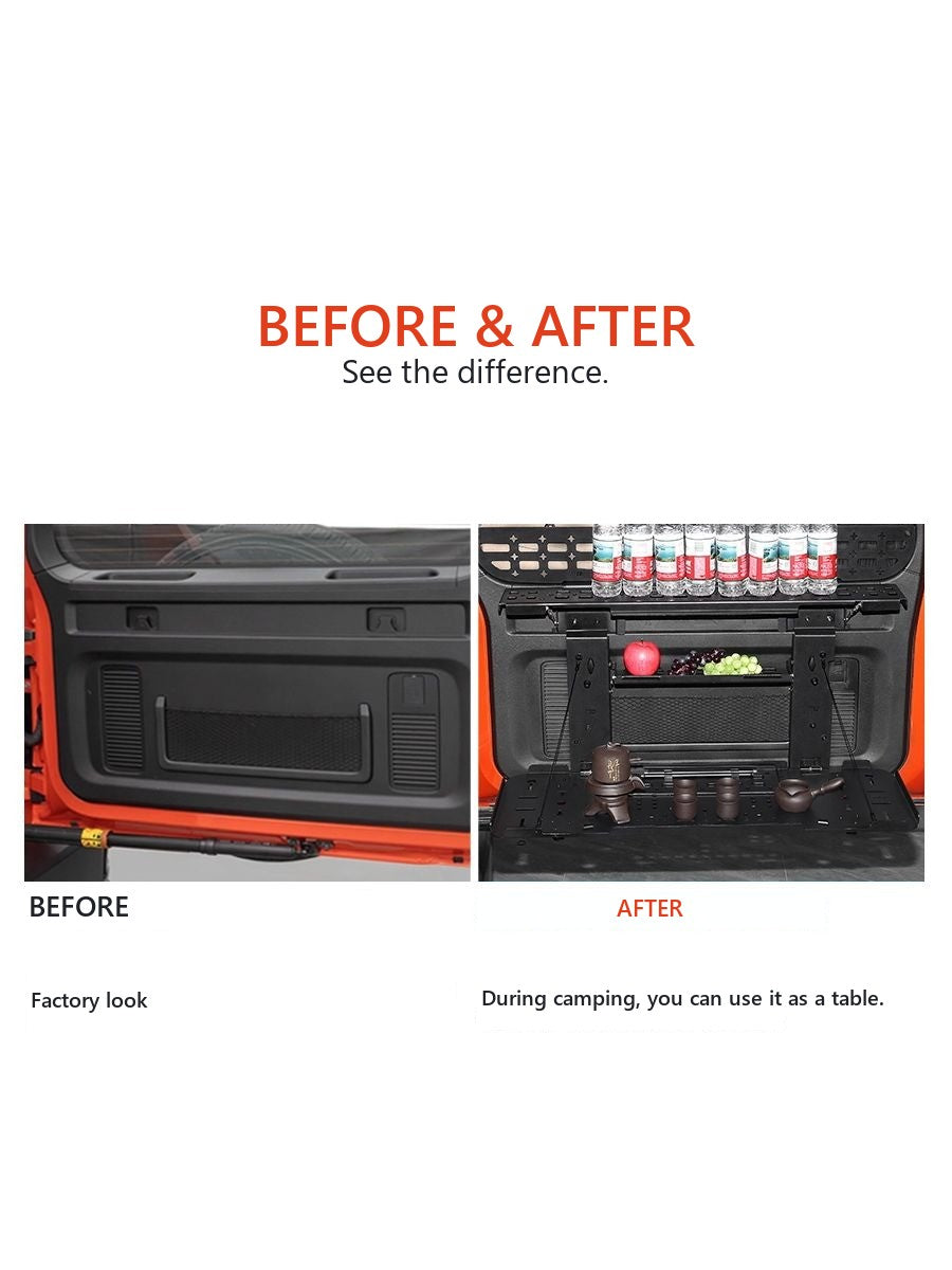 Folding table and organiser for the trunk Tank 300 – image 3
