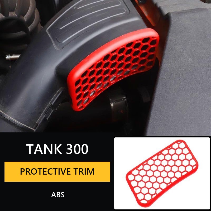 Protective cover for air intake Tank 300 – Style 2#Pack & Colour_4 – Red