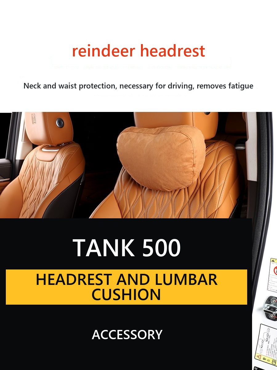 Headrest and lumbar cushion for Tank 500, Comfort for driver and passengers �C Style 2 – image 4