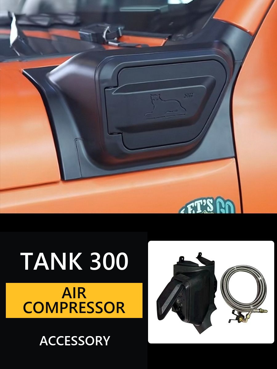 Pneumatic compressor switch to rack A for Tank 300 �C Style 2 – image 7#Colour_Black-grey