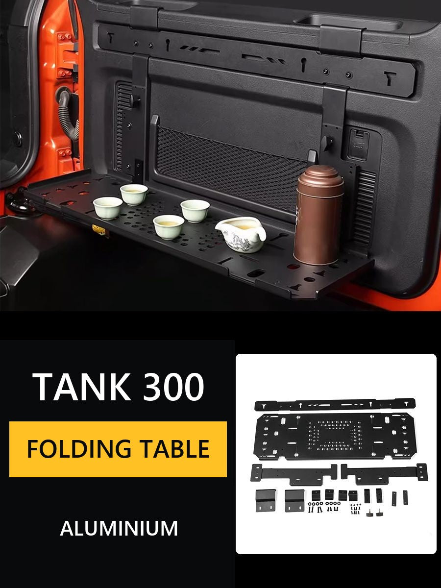Multifunctional folding table for the trunk door Tank 300 – Style 2