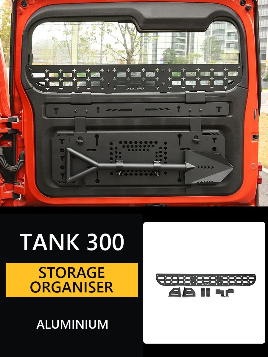 Storage frame on the tailgate and windowsill railing for Tank 300 �C Style 2 – image 7#Colour_Matte