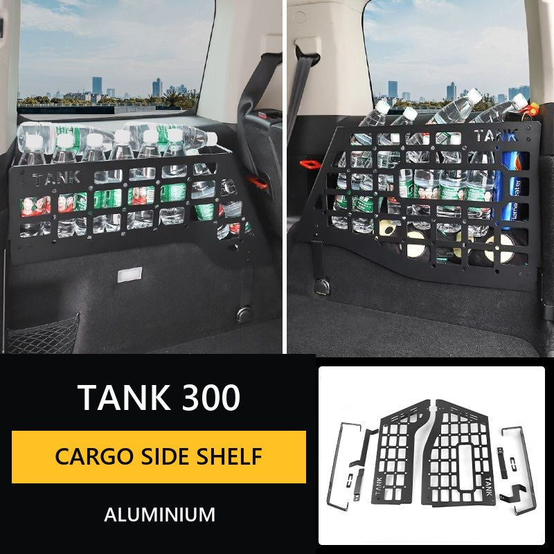 Tank 300: Aluminium trunk and side shelves for storage �C Style 2 – image 9#Colour_Matte