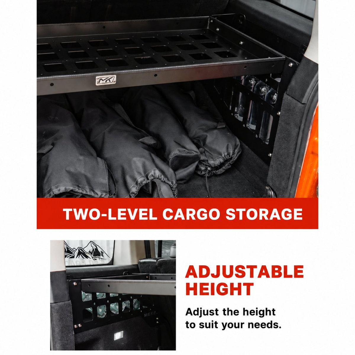 Tank 300 middle storage shelf - adjustable height#Colour_Matte