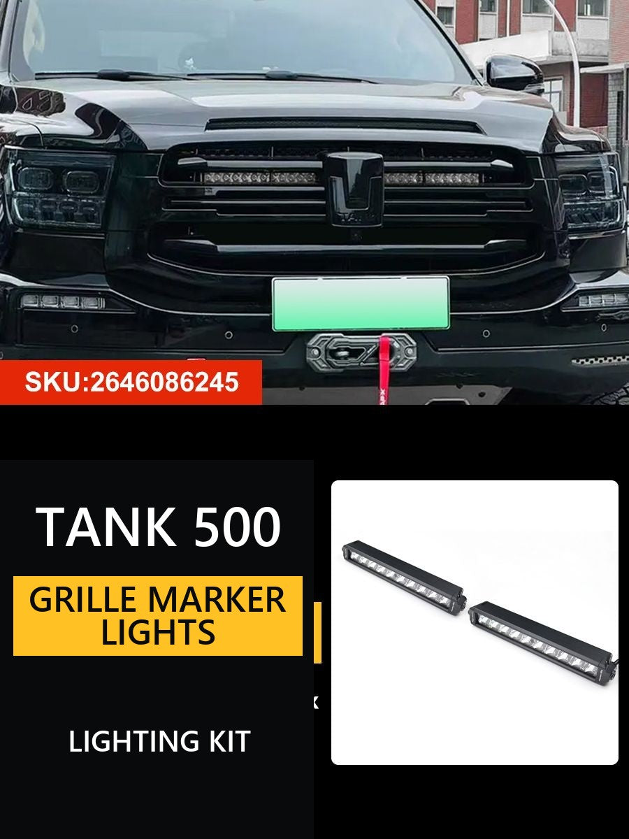 Additional LED lights for Tank 500 radiator grille#Colour_Khaki
