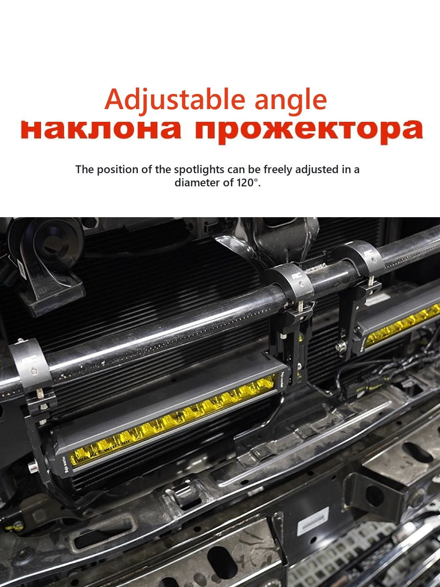 Additional LED lights for Tank 500 radiator grille – image 7