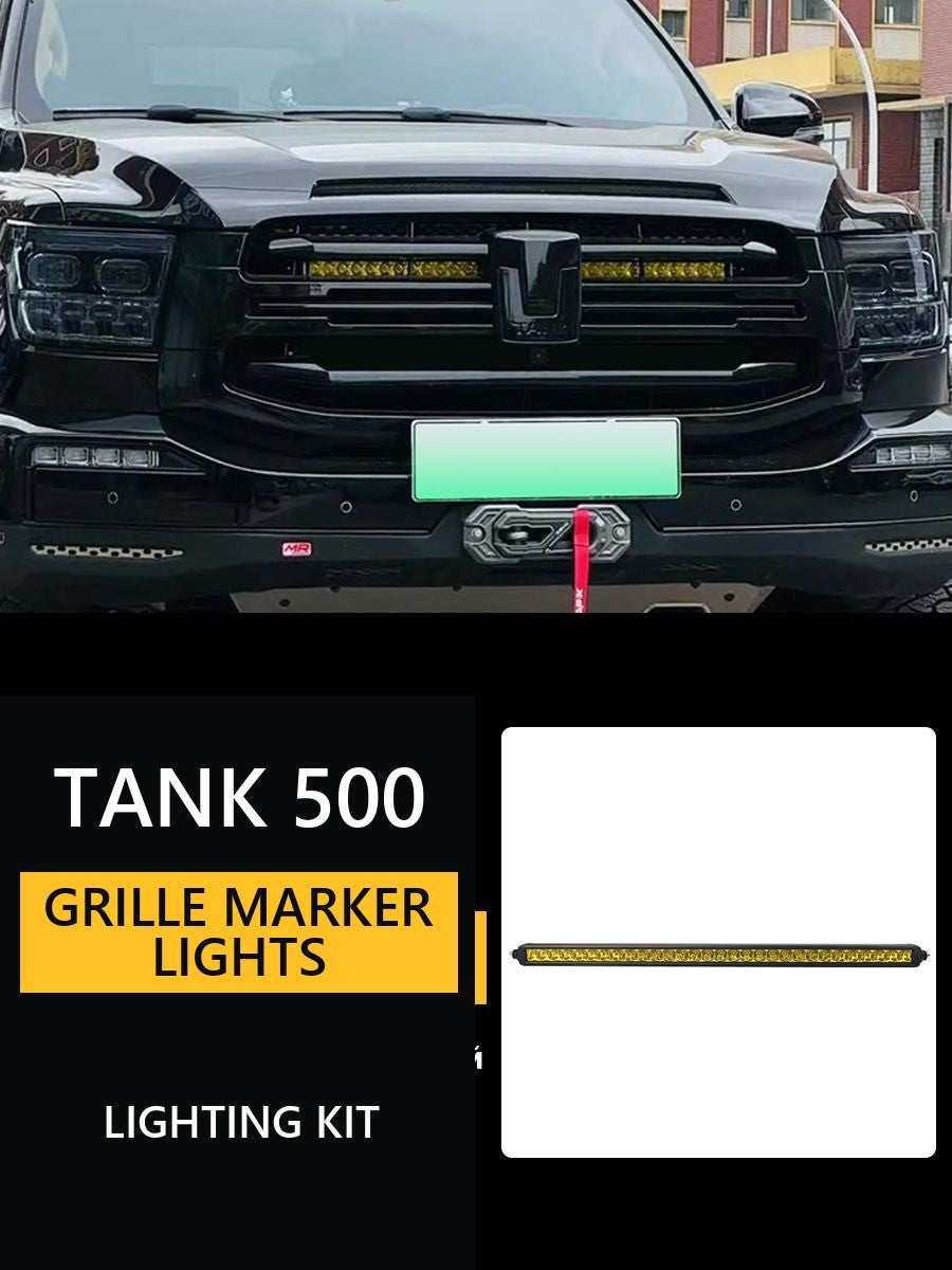 Additional LED lights for Tank 500 radiator grille – image 10