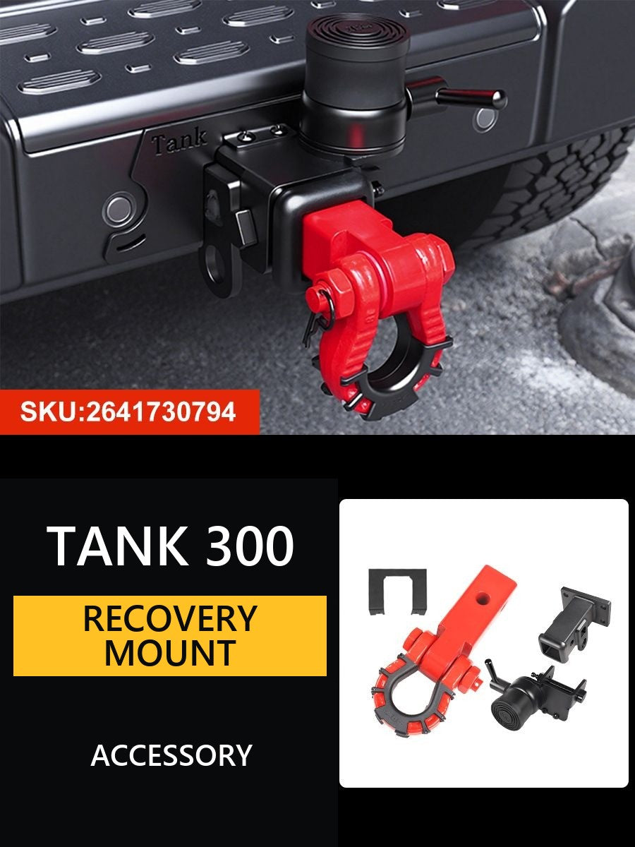 Towing hook for Tank 300 with wheel support – image 8#Colour_Brown Red