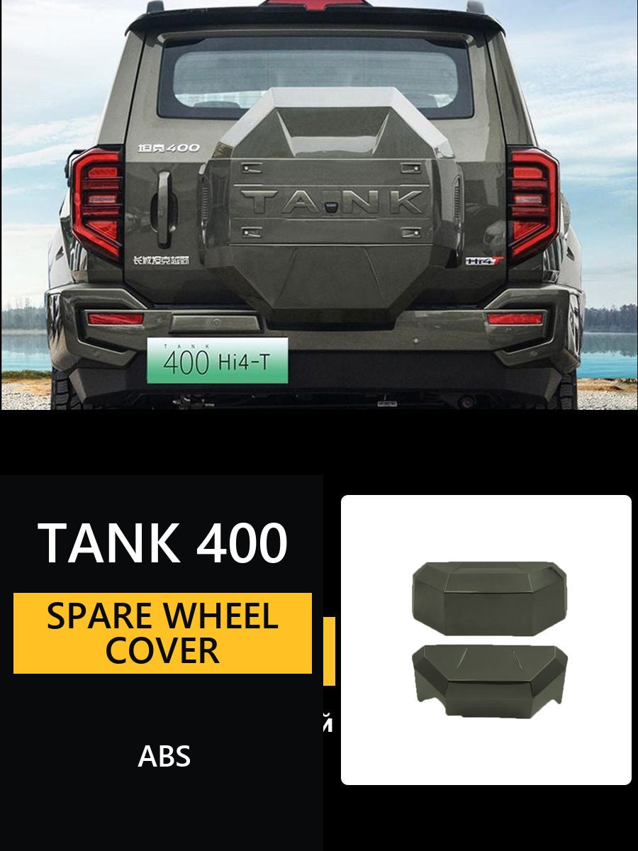 Cover for spare wheel Tank 400 Original colour – image 7#Colour_Green
