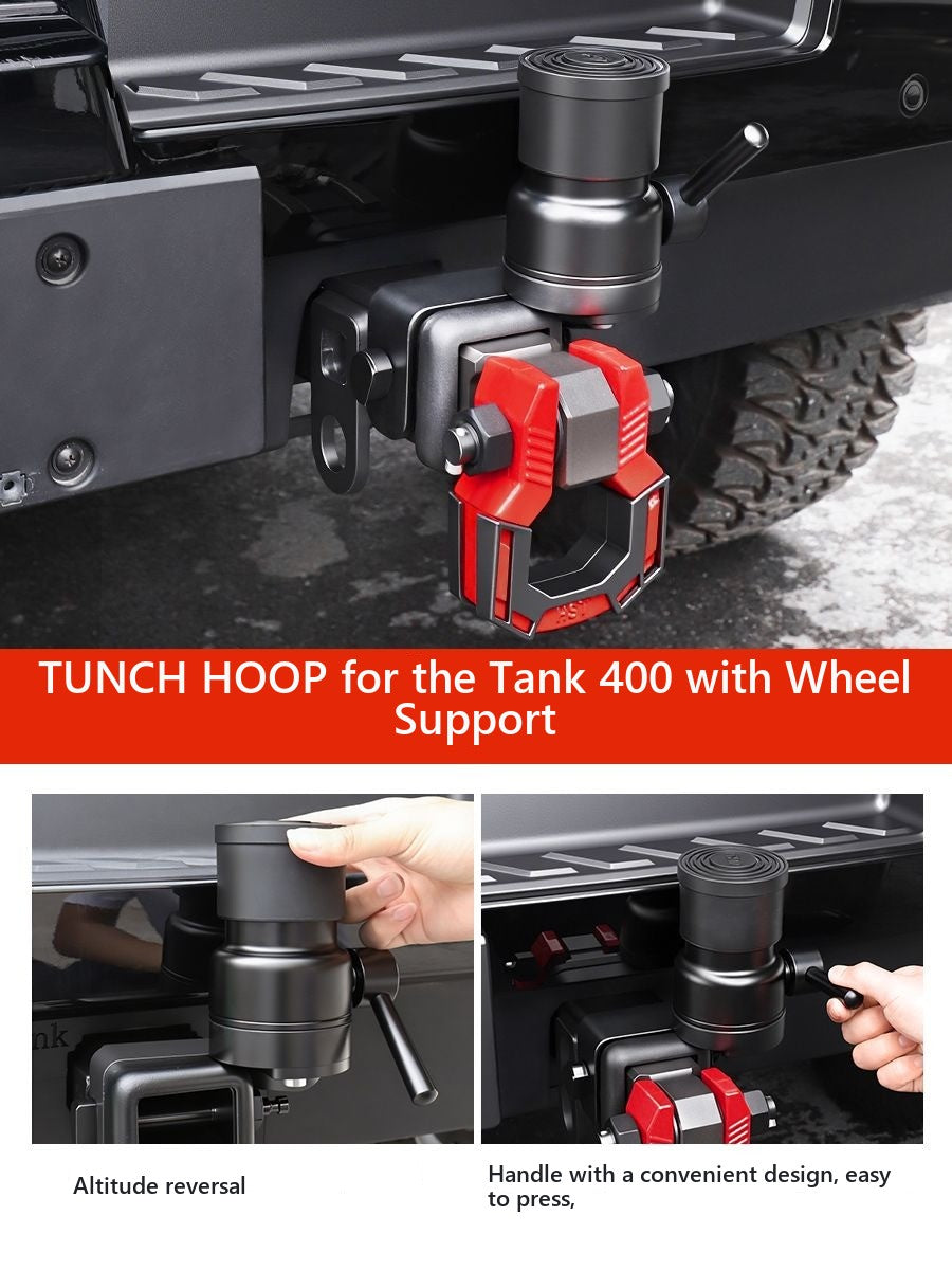 Towing hook for Tank 400 with wheel support – image 2