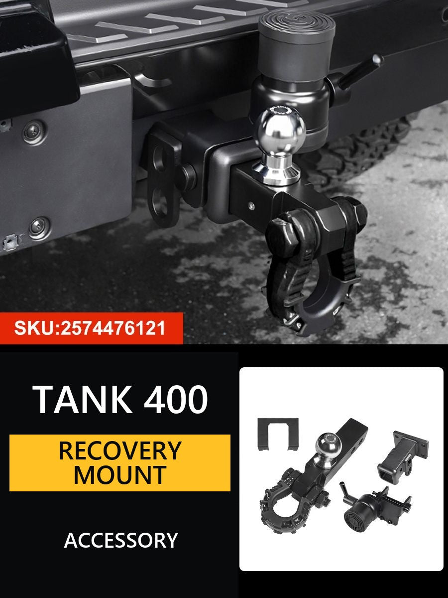 Towing hook for Tank 400 with wheel support – image 8#Colour_Light Blue