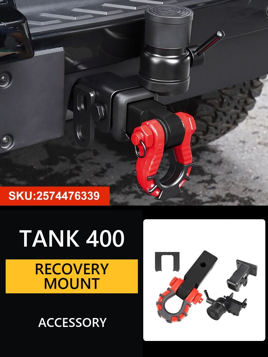 Towing hook for Tank 400 with wheel support – image 10#Colour_Cream