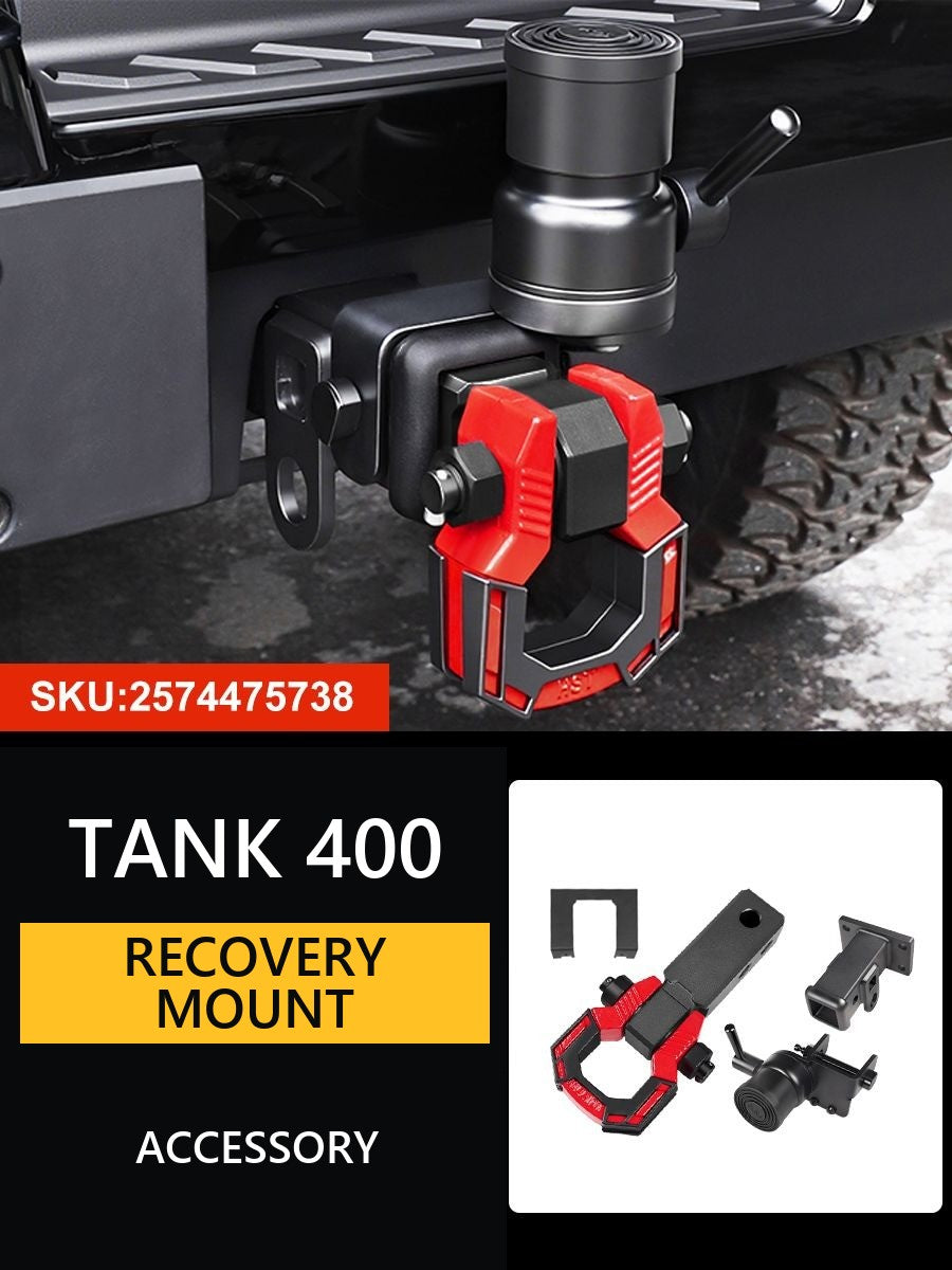 Towing hook for Tank 400 with wheel support – image 11#Colour_Khaki