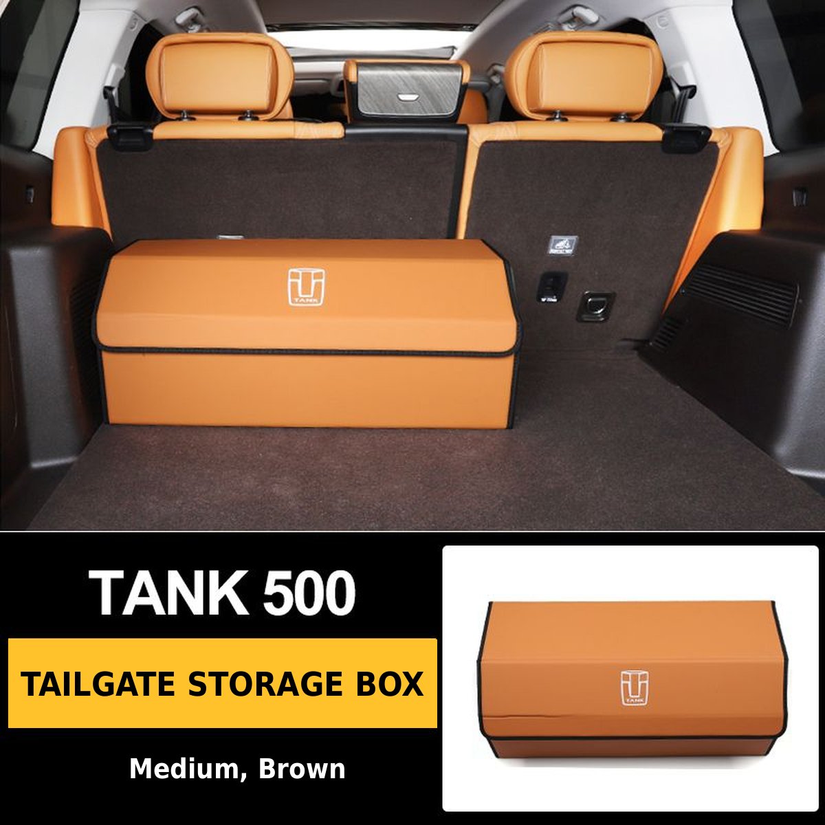 Tailgate Storage Box for Tank 500 – Medium / Brown