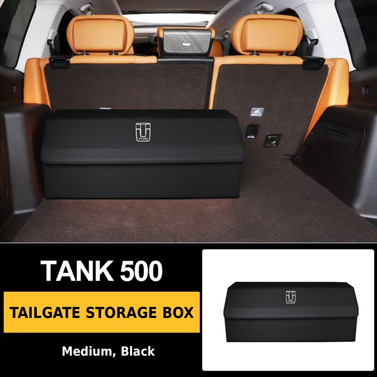 Tailgate Storage Box for Tank 500 – Medium / Black